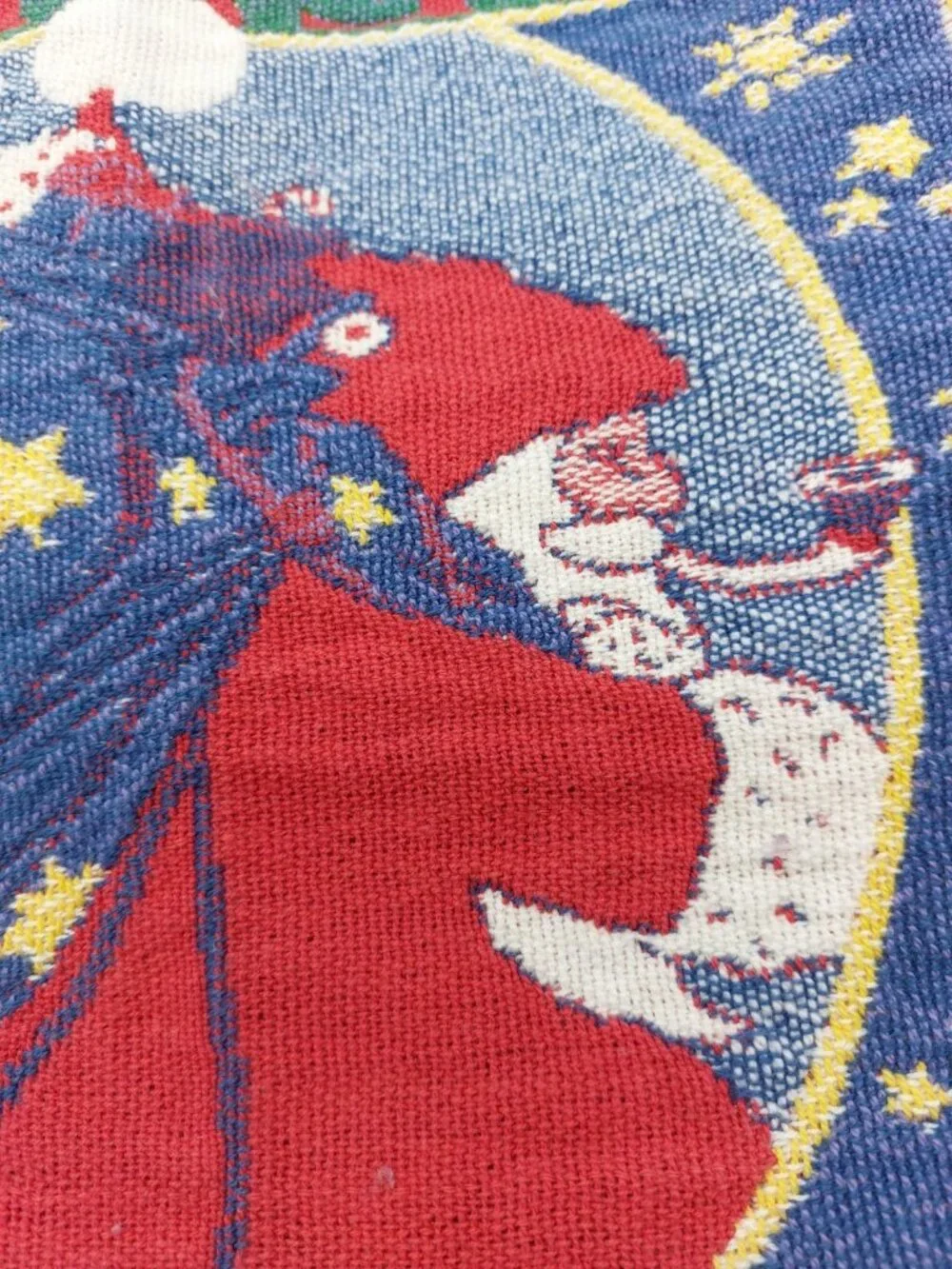 Santa Claus Placemats Vintage Tapestry Set Of 6 Placemats Believe